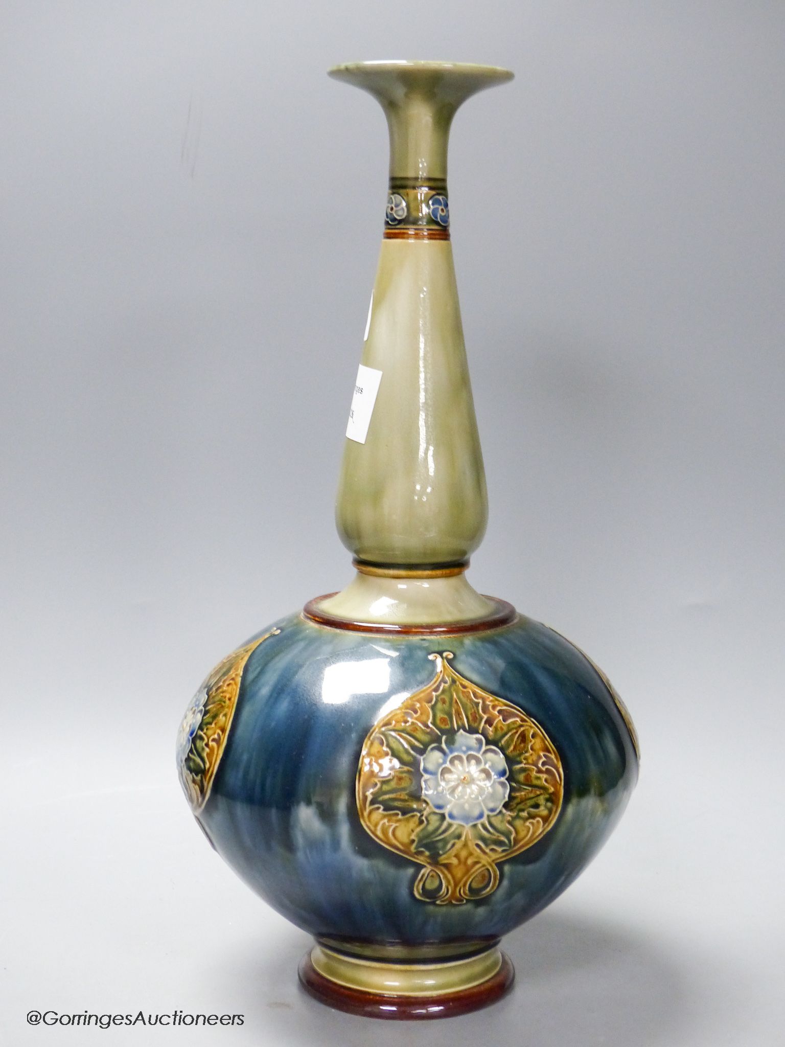 A tall Royal Doulton bottle vase, height 40cm